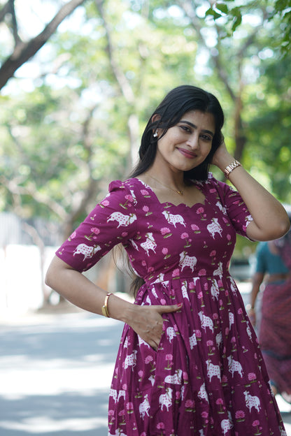 Premium Cotton Maxi ( with cotton Lining ) [Exclusive Non-Feeding]