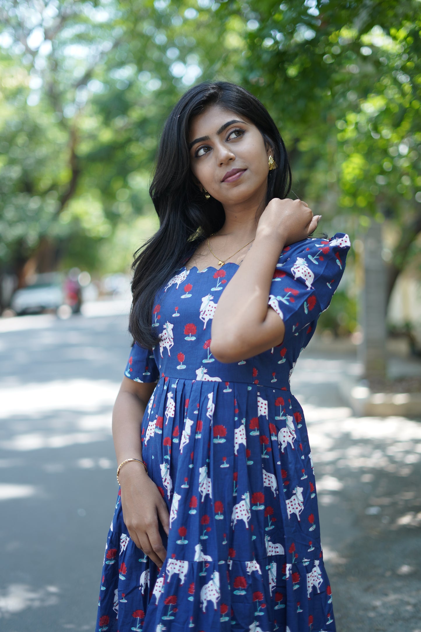 Premium Cotton Maxi ( with cotton Lining ) [Exclusive Non-Feeding]