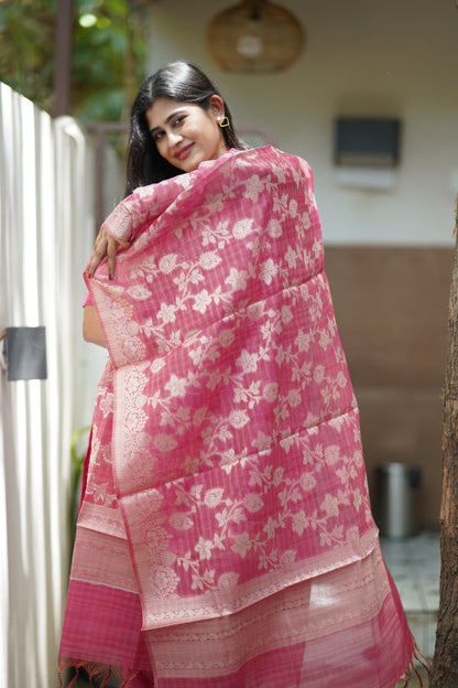 Premium Banarasi Salwar Set-(Top,Bottom,Duppatta)-Non Feeding Only