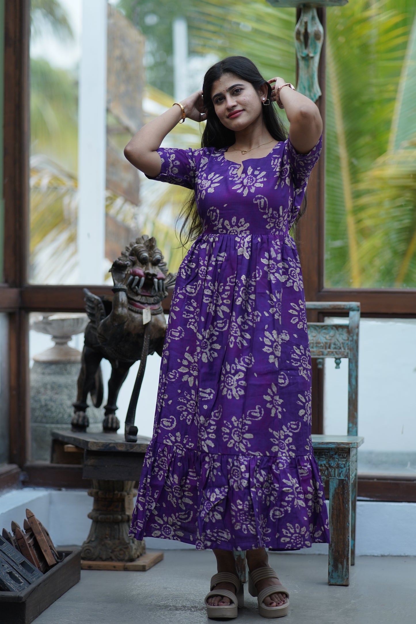 Premium Cotton Maxi ( with cotton Lining ) [Exclusive Non-Feeding]