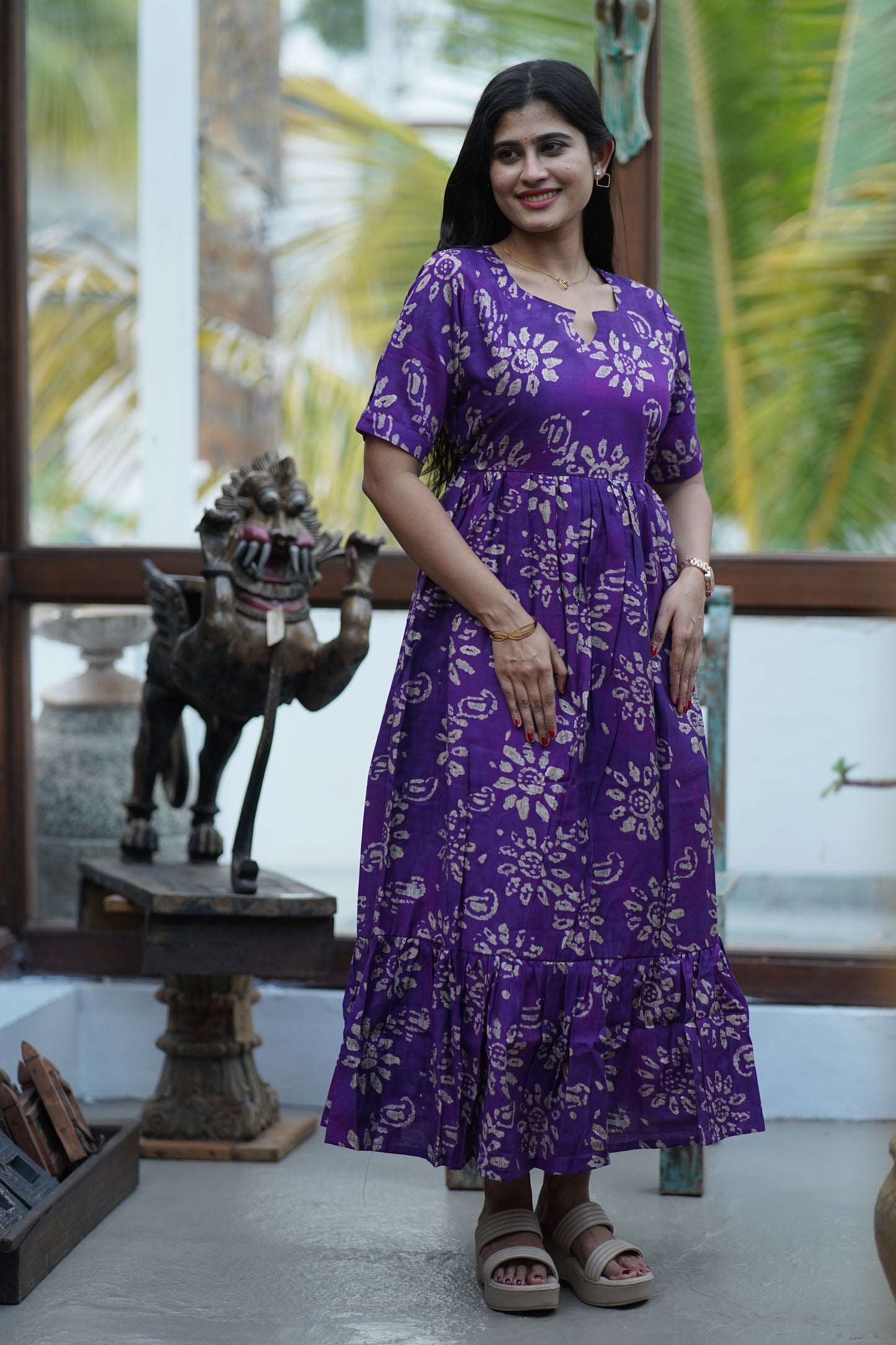 Premium Cotton Maxi ( with cotton Lining ) [Exclusive Non-Feeding]