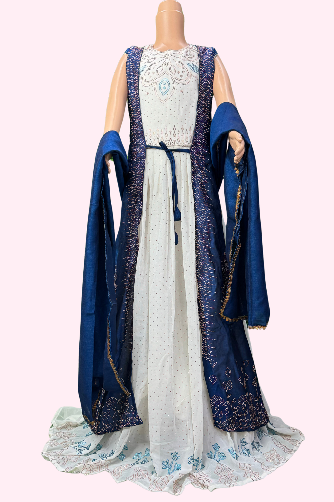 Women's Grand Party Wear with Satin Dupatta and Bottom
