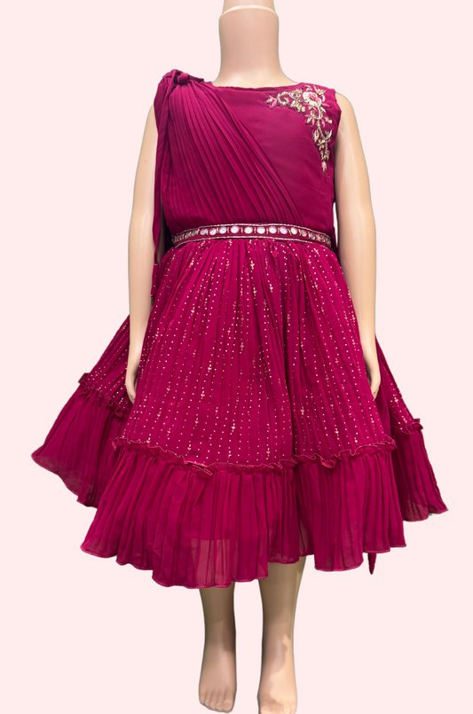 Stoned Red Frock-05