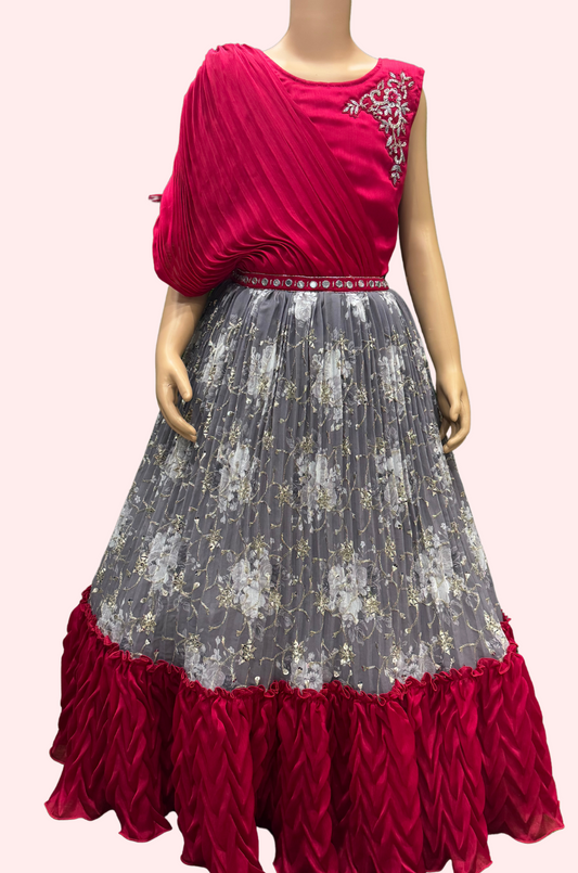 Scarlet Red Gown