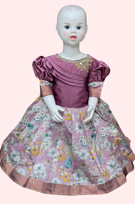 Kids Traditional Full Frock 08