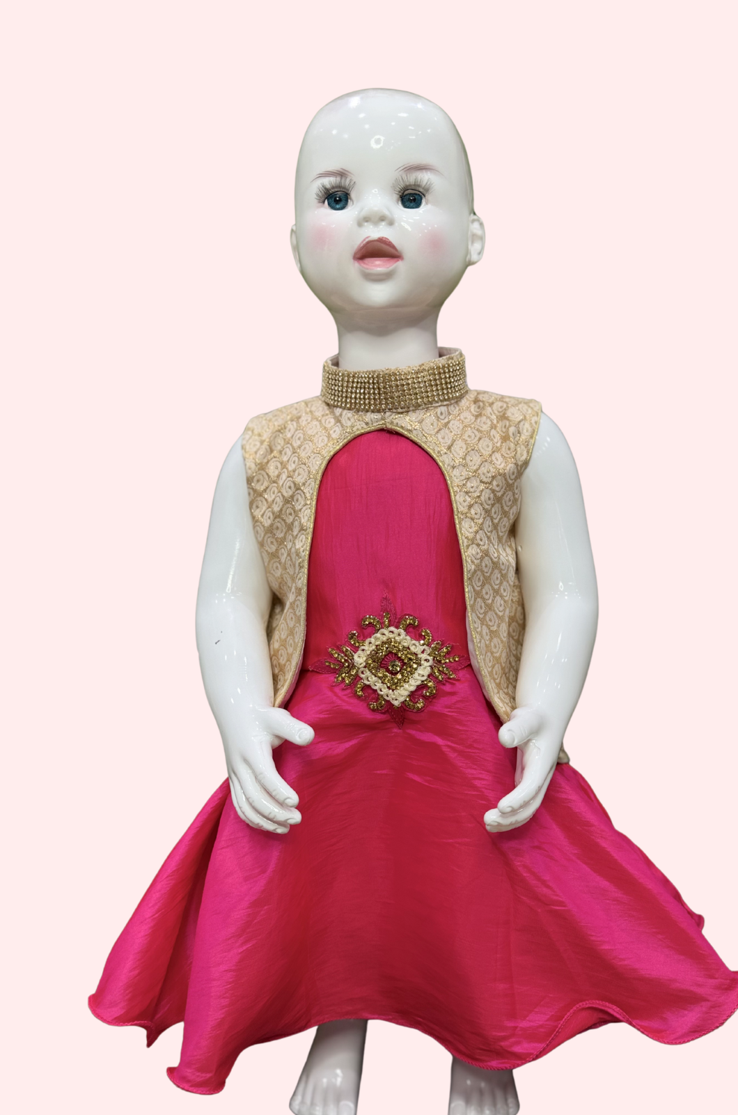 KIds Overcoat & Mandarin Collar Frock 02