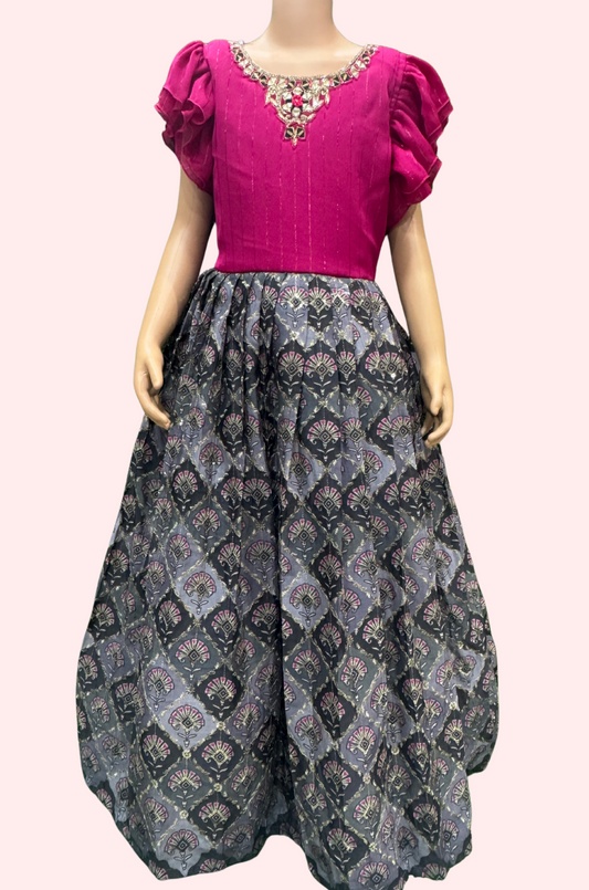 Long Pink Gown
