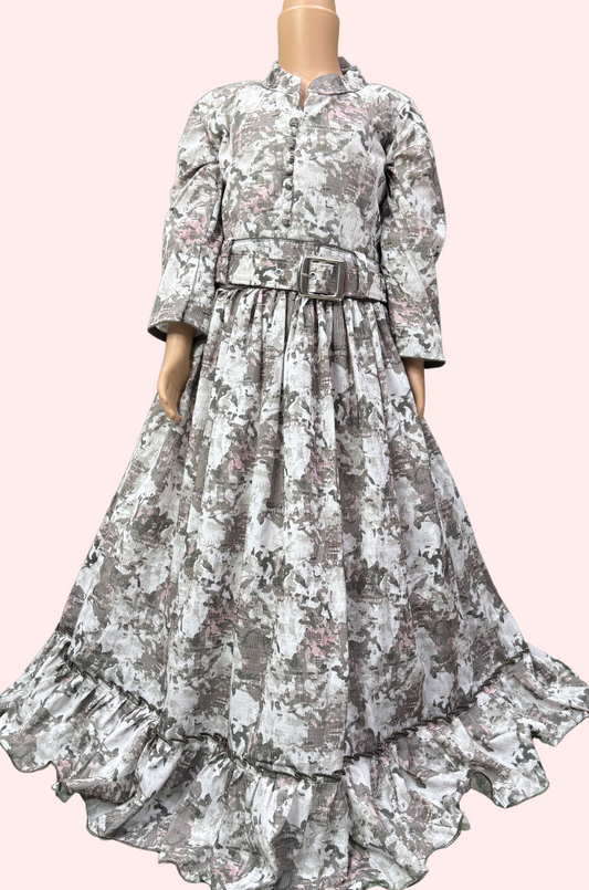 Printed Full Length Frock