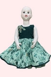 Kids Designer Frocks Sleeve Less 03
