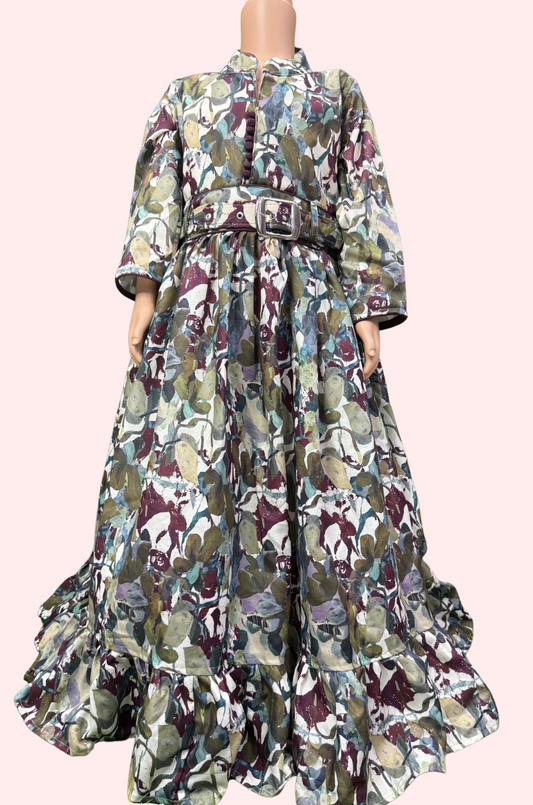 Printed Full Length Frock