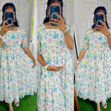 Feeding/Maternity-Premium Georgette Frocks