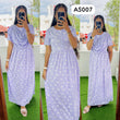 AS007- 2 in 1 Maxi with Detachable Duppatta and Centre Zip