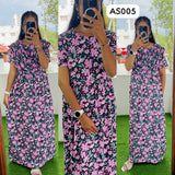AS005- 2 in 1 Maxi with Detachable Duppatta and Centre Zip