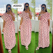 AS003- 2 in 1 Maxi with Detachable Duppatta and Centre Zip