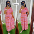 FRN036 Frill Zipless maternity/feeding Loungewear Maxi Pull up Model Buy 3@1200 free ship