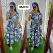 DM010 Feeding/Non Feeding Premium 3 tier Delta crepe Maxi (Copy)