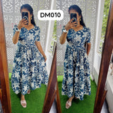 DM010 Feeding/Non Feeding Premium 3 tier Delta crepe Maxi (Copy)