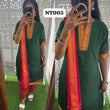 NT005- Premium Mangalagiri Cotton Salwar Set-(Top,Bottom,Duppatta)- Feeding/Non Feeding