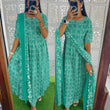 Green-Feeding/Non Feeding- Pure Cotton Set (Top,Bottom and Duppatta)