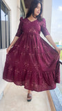 SV001 Feeding/Non Feeding Premium Cotton Maxi ( with cotton Lining )