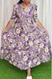 SV004 Feeding/Non Feeding Premium Cotton Maxi ( with cotton Lining )