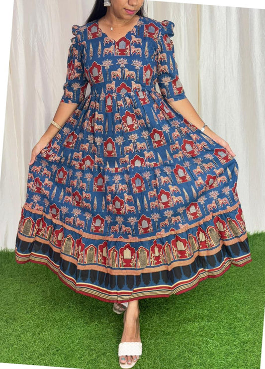 SV005 Feeding/Non Feeding Premium Cotton Maxi ( with cotton Lining )