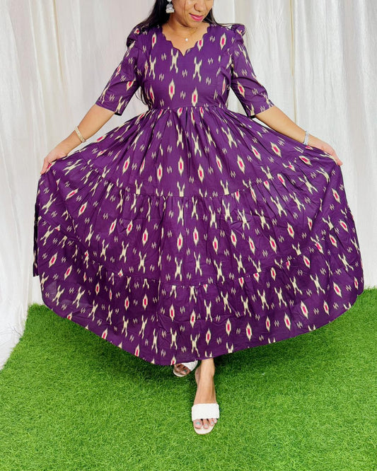 SV008 Feeding/Non Feeding Premium Cotton Maxi ( with cotton Lining )