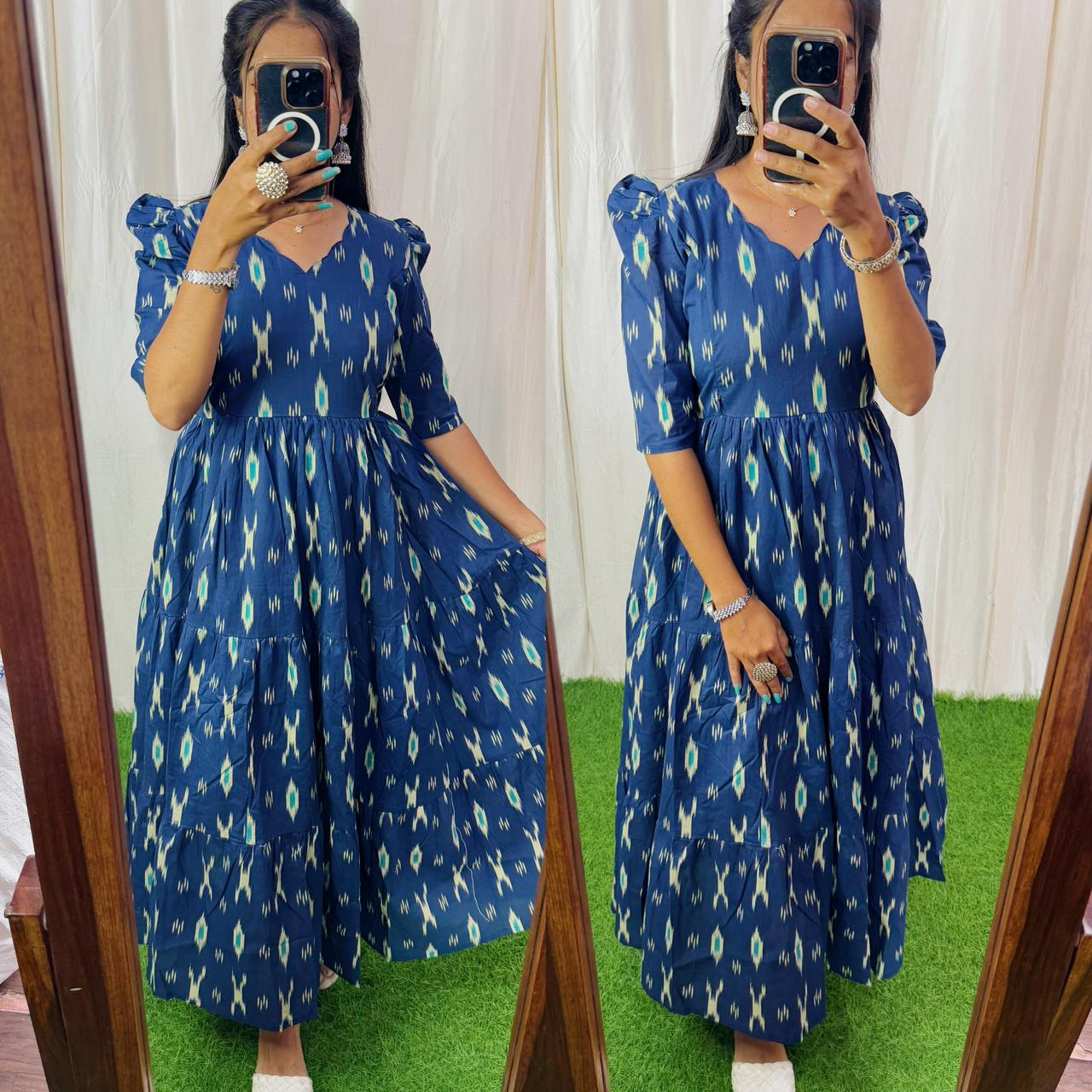 SV007 Feeding/Non Feeding Premium Cotton Maxi ( with cotton Lining )