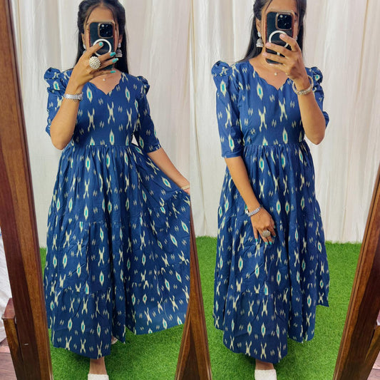 Feeding Premium Cotton Maxi ( with cotton Lining )FC0071