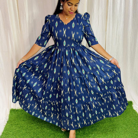 SV007 Feeding/Non Feeding Premium Cotton Maxi ( with cotton Lining )