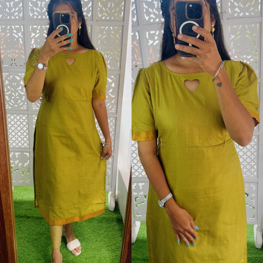 Heart Feeding/Non feeding -Ethnic Kurti ( With Lining) FC0169