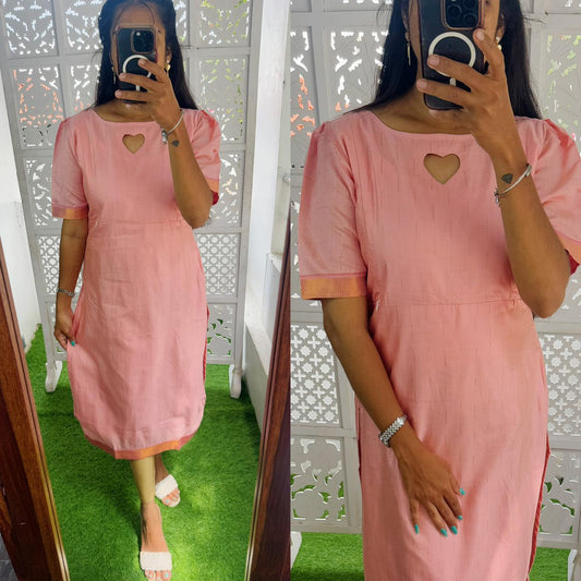 Heart Feeding/Non Feeding- Ethnic Kurti ( With Lining)