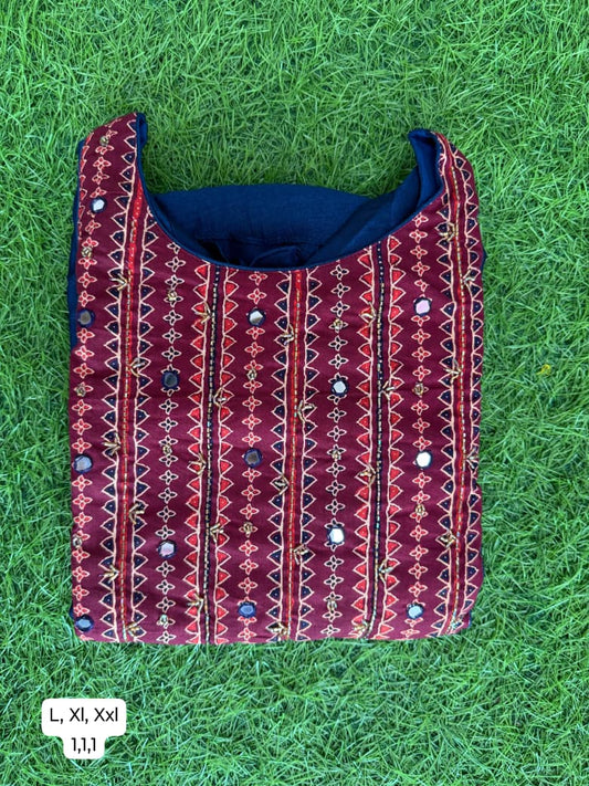 Vichitra Silk Kurti with Lining ( Non Feeding only)-30