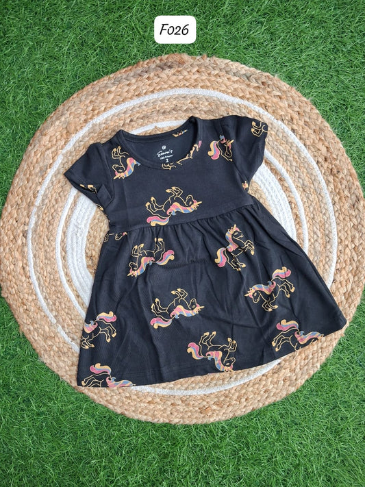 Fr026-Buy 5 @600/- free ship. Adorable Baby frocks ❤️