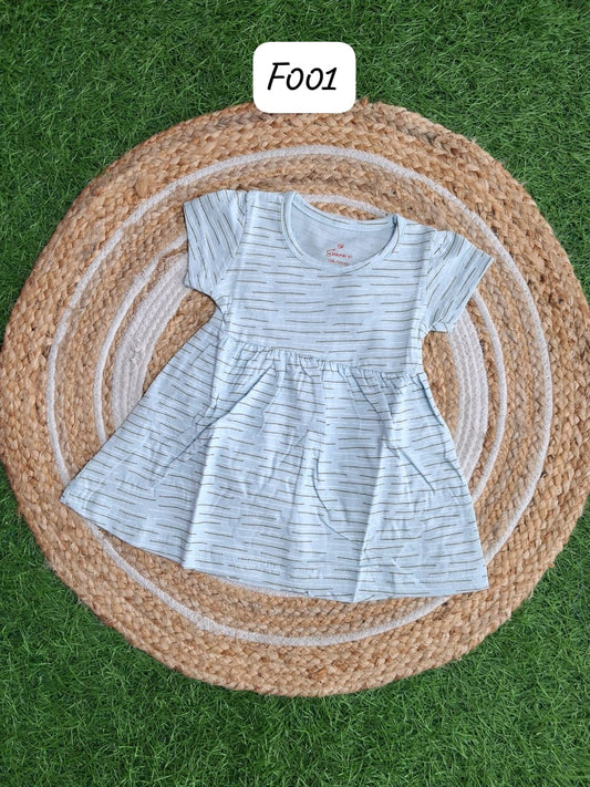 Fr001-Pack of 5 @ 599 free ship. Adorable Baby frocks ❤️ Random 5 prints