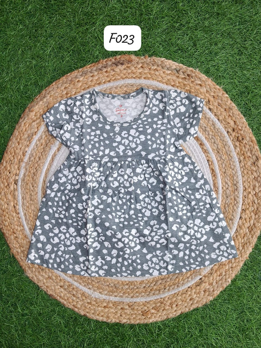 Fr023-Buy 5 @600/- free ship. Adorable Baby frocks ❤️