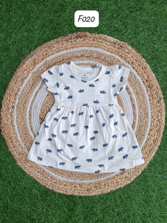 Fr020-Buy 5 @600/- free ship. Adorable Baby frocks ❤️