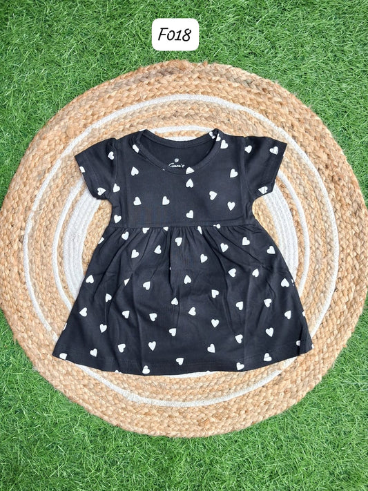 Fr018-Buy 5 @600/- free ship. Adorable Baby frocks ❤️
