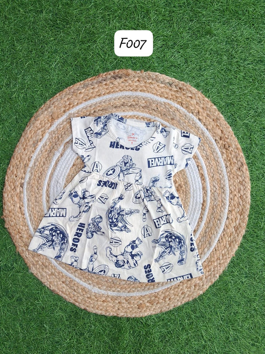 Fr007-Pack of 5 @ 599 free ship. Adorable Baby frocks ❤️