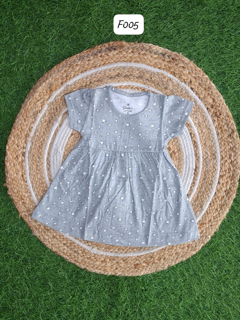 Fr005-Pack of 5 @ 600 free ship. Adorable Baby frocks ❤️ Random 5 prints