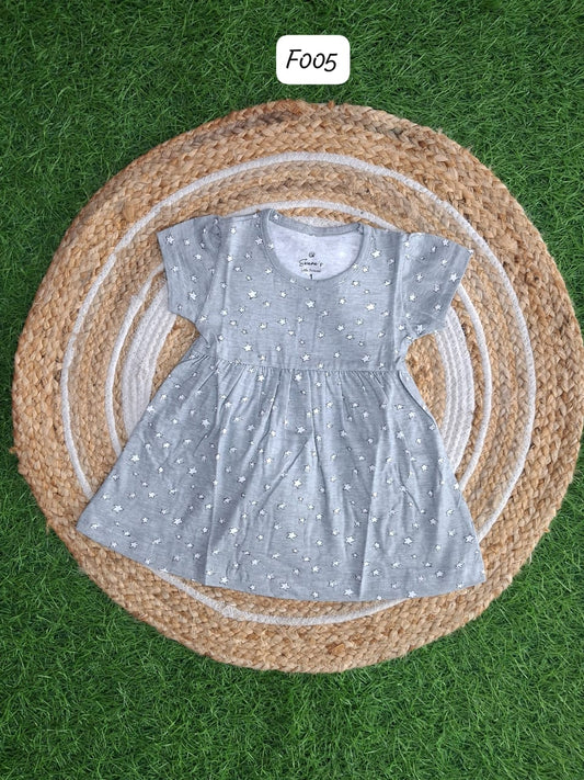 Fr005-Pack of 5 @ 600 free ship. Adorable Baby frocks ❤️ Random 5 prints