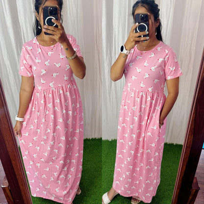 Cotton Loungewear Maxi (Non feeding)FLN052
