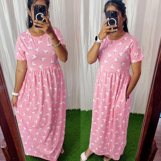 Cotton Loungewear Maxi (Non feeding)FLN052