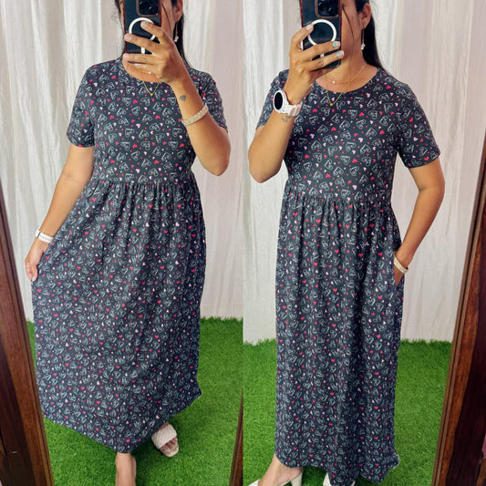 Cotton Loungewear Maxi (Non feeding) FLN057