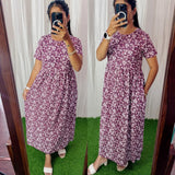 Cotton Loungewear Maxi (Non feeding) Buy 3 @999/-