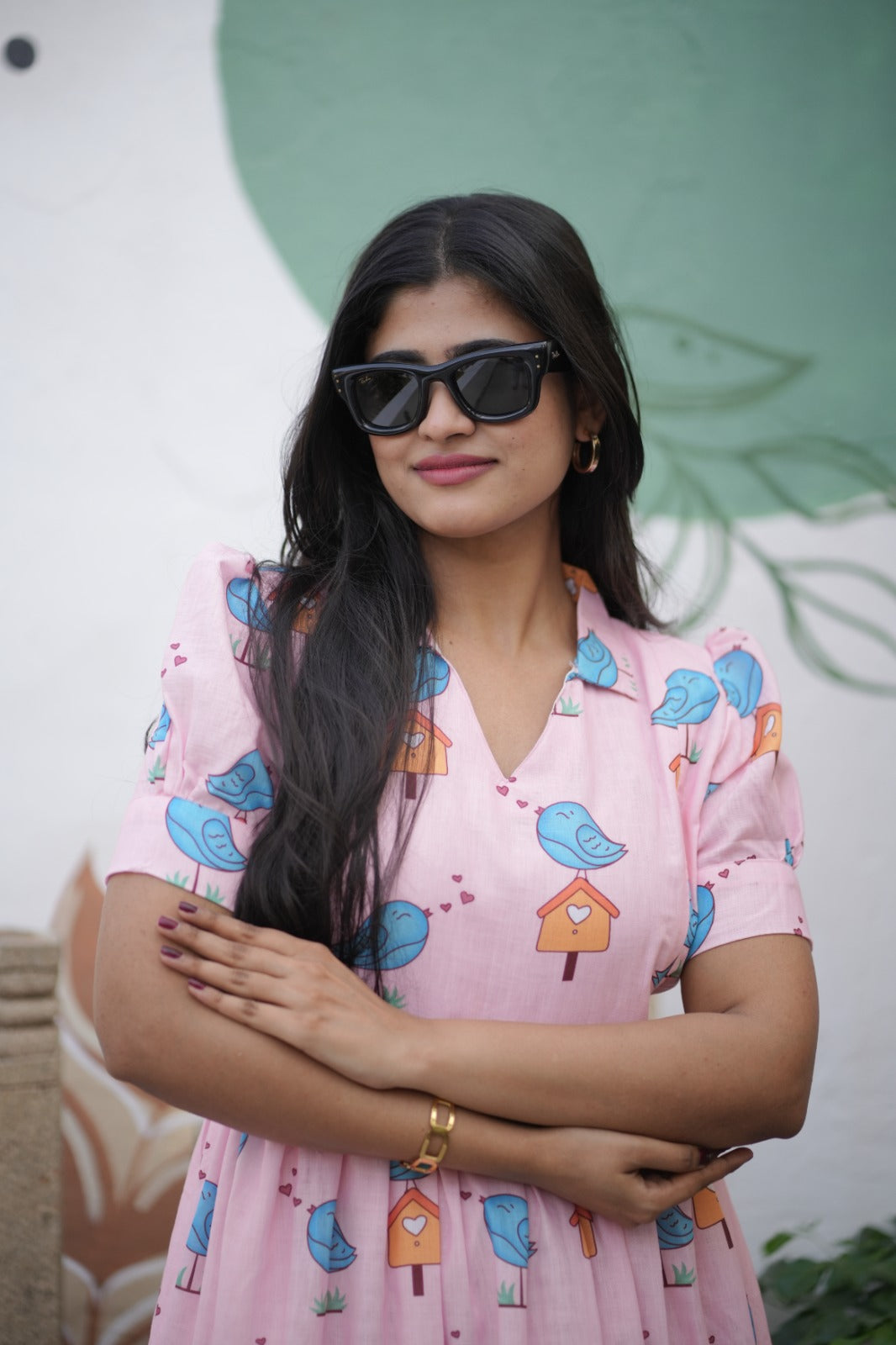 Premium Cotton Linen Maxi (With Lining)- Feeding FC007