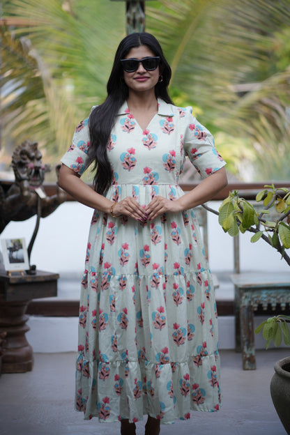 Premium Cotton Linen Maxi (With Lining)- Feeding only FC008