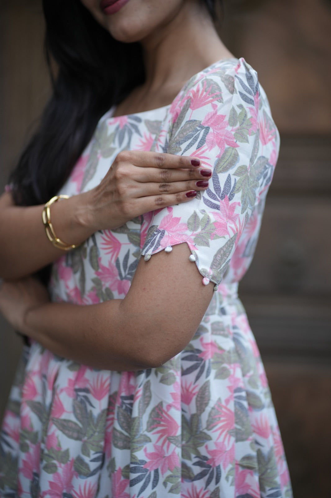 Premium Cotton Printed Maxi (With Lining)- Feeding/Non Feeding