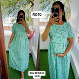 NEW Zipless maternity/feeding Loungewear Maxi Length,Buy 3 @1000+ship extra