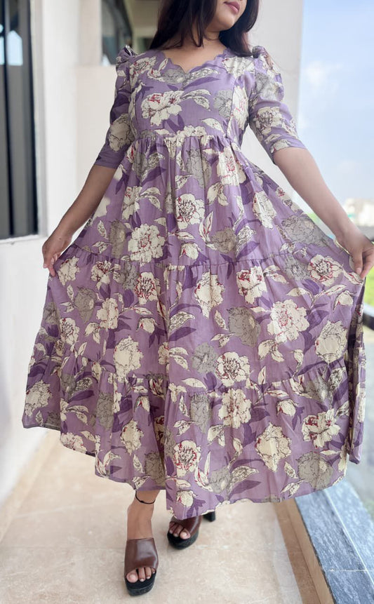 SV003 Feeding/Non Feeding Premium Cotton Maxi ( with cotton Lining )